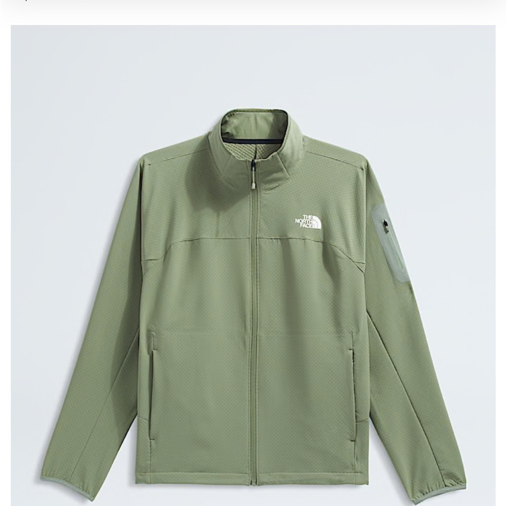The North Face Men's Olive Windbreaker